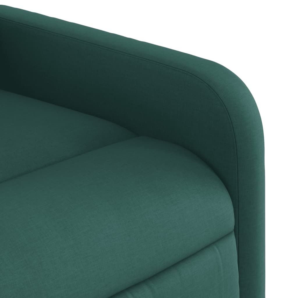 Fauteuil Inclinable Tissu Vert Foncé