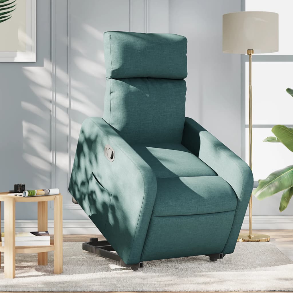 Fauteuil Inclinable Tissu Vert Foncé