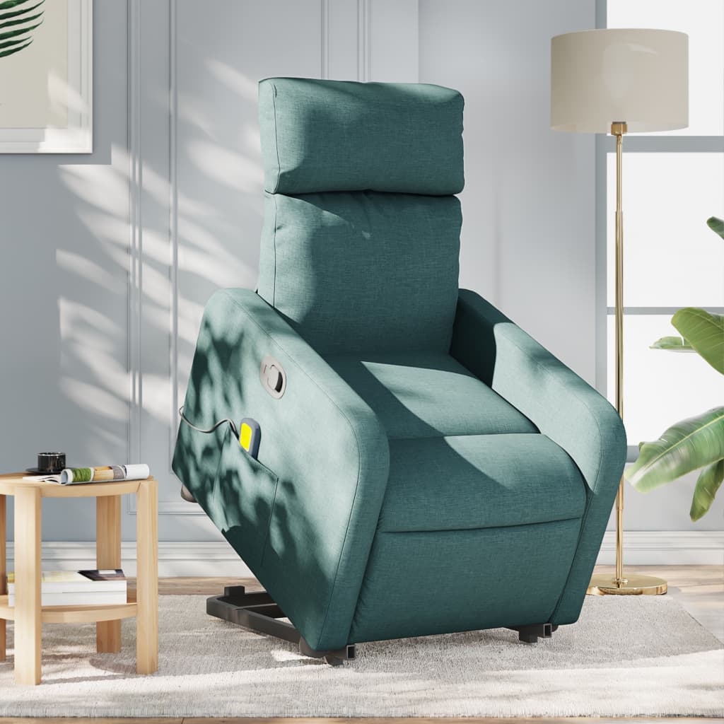Fauteuil Inclinable Tissu Vert Foncé
