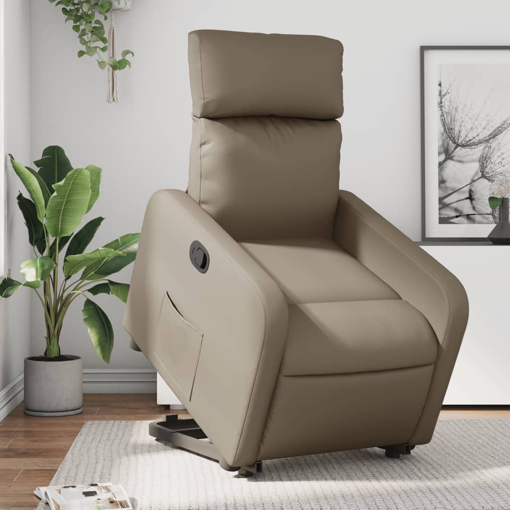 Fauteuil Inclinable Similicuir Cappuccino