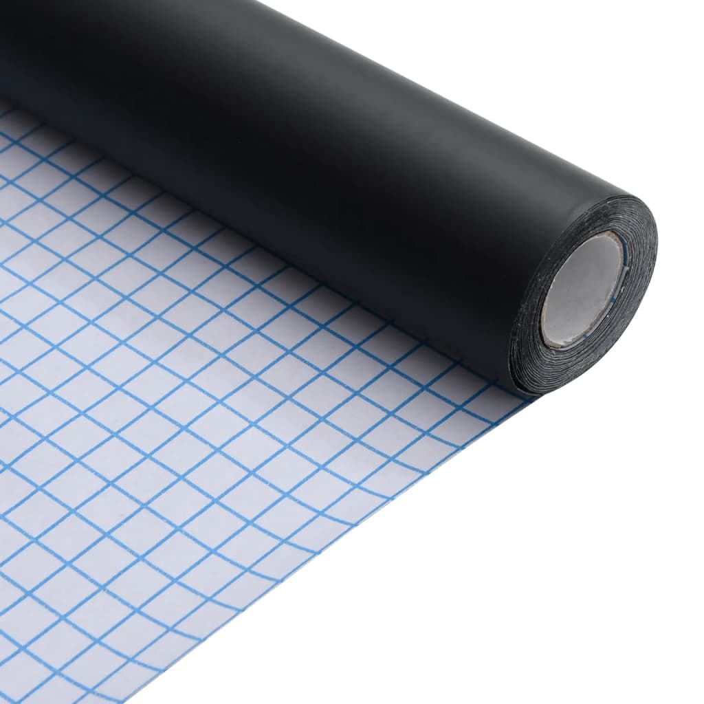 Sticker Pour Meubles Autocollant Mat Pvc Noir