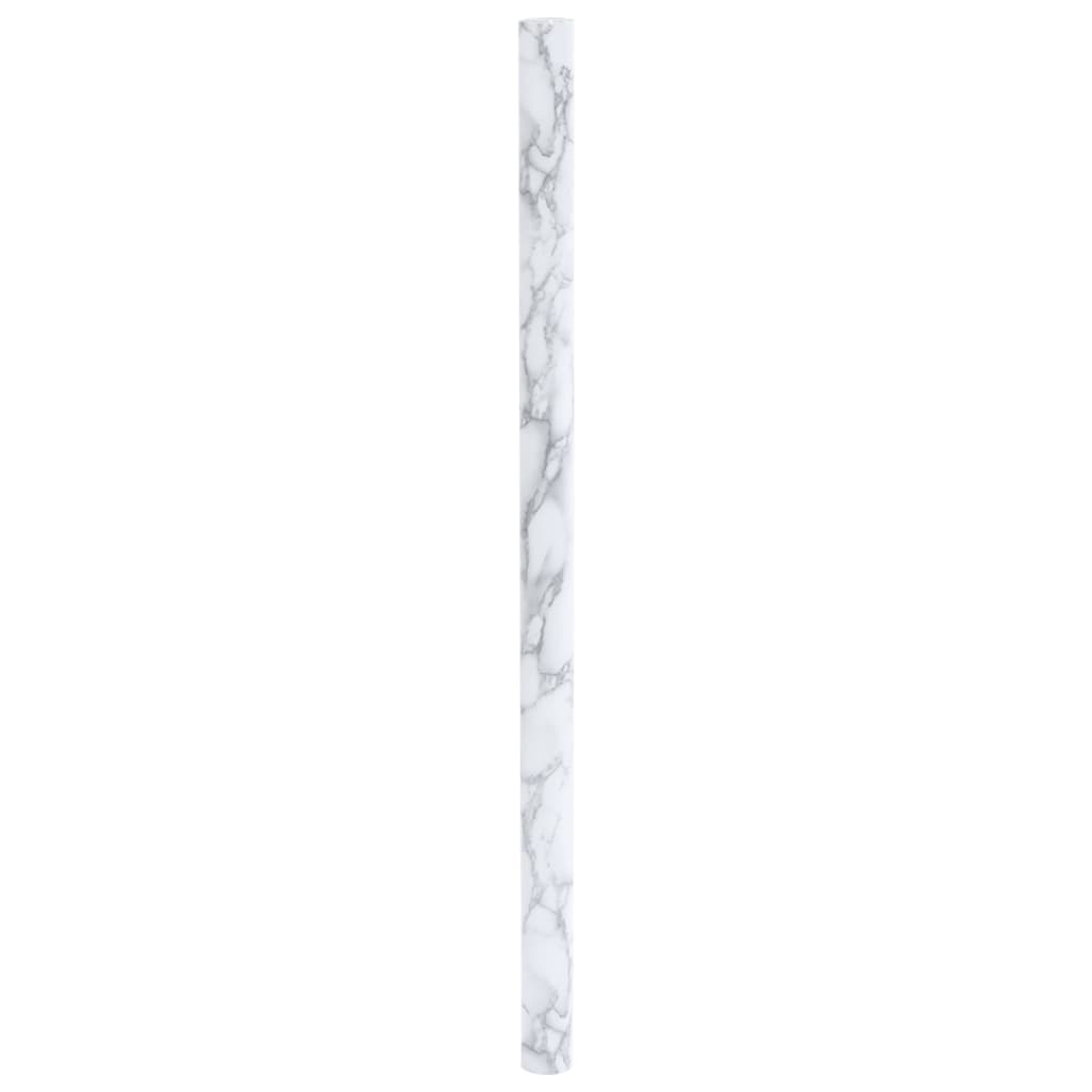 Autocollant Auto-Adhésif Pour Meuble Marbré Pvc Blanc