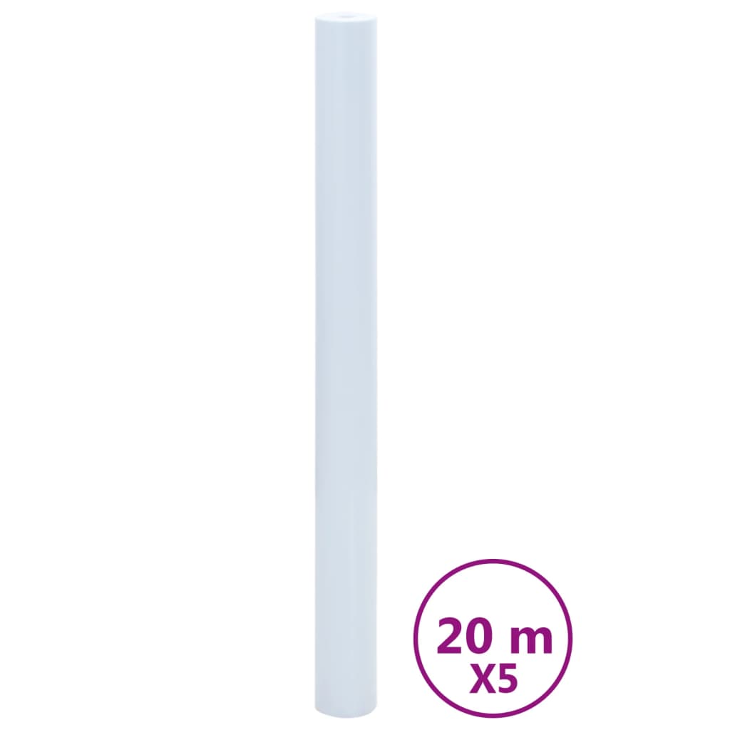 Films Pour Fenêtre 5 Pcs Statique Dépoli Blanc Pvc