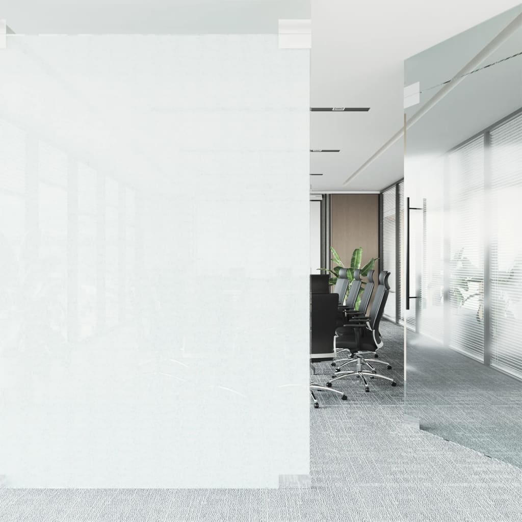 Films Pour Fenêtre 5 Pcs Statique Dépoli Blanc Pvc