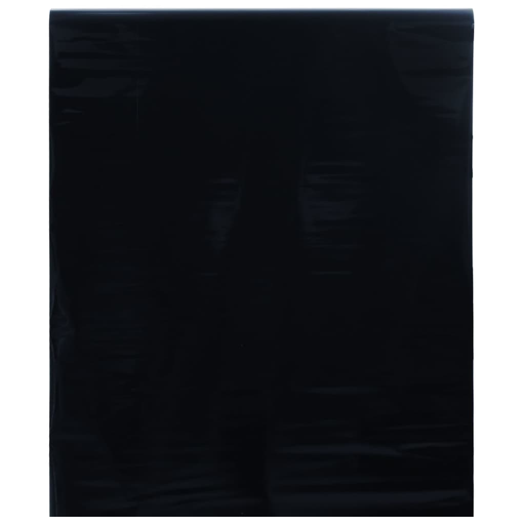 Films Pour Fenêtre 3 Pcs Statique Dépoli Noir Pvc