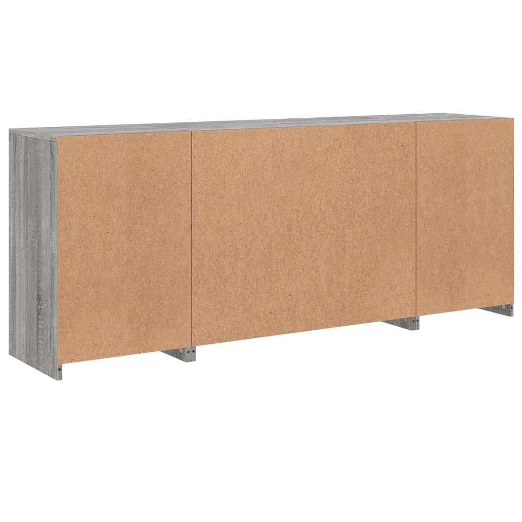 Buffet Avec Lumières Led 163X37X67 Cm