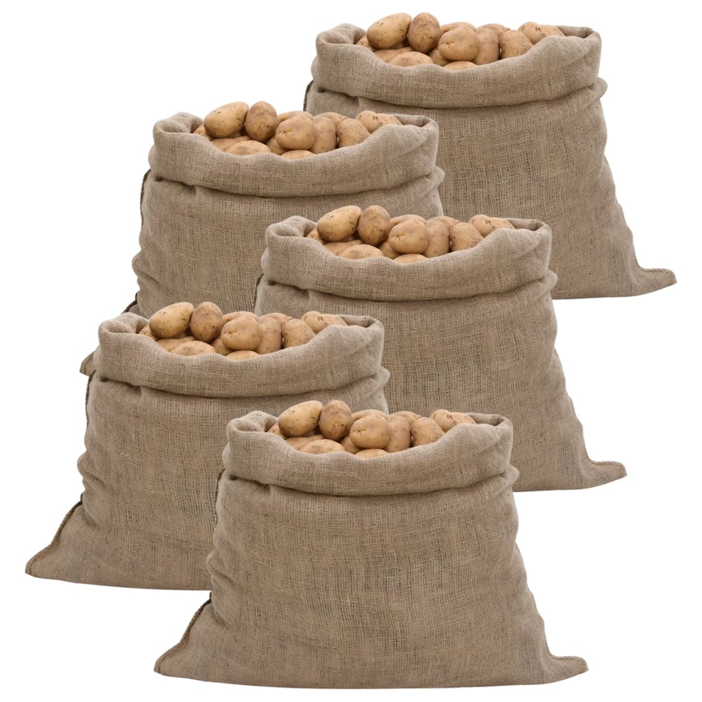 Sacs En Jute 30 Pcs 100 % Jute 220 G/M²