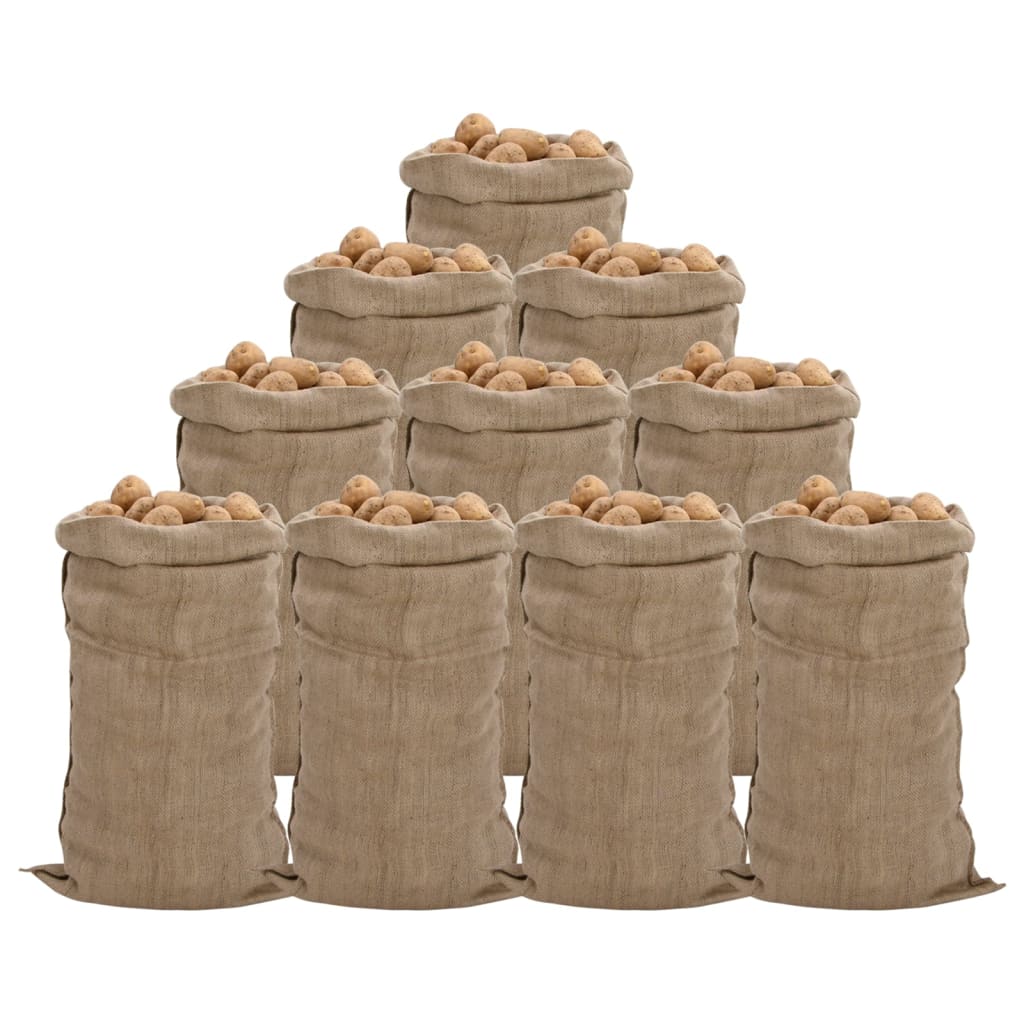 Sacs En Jute 5 Pcs 100 % Jute 340 G/M²