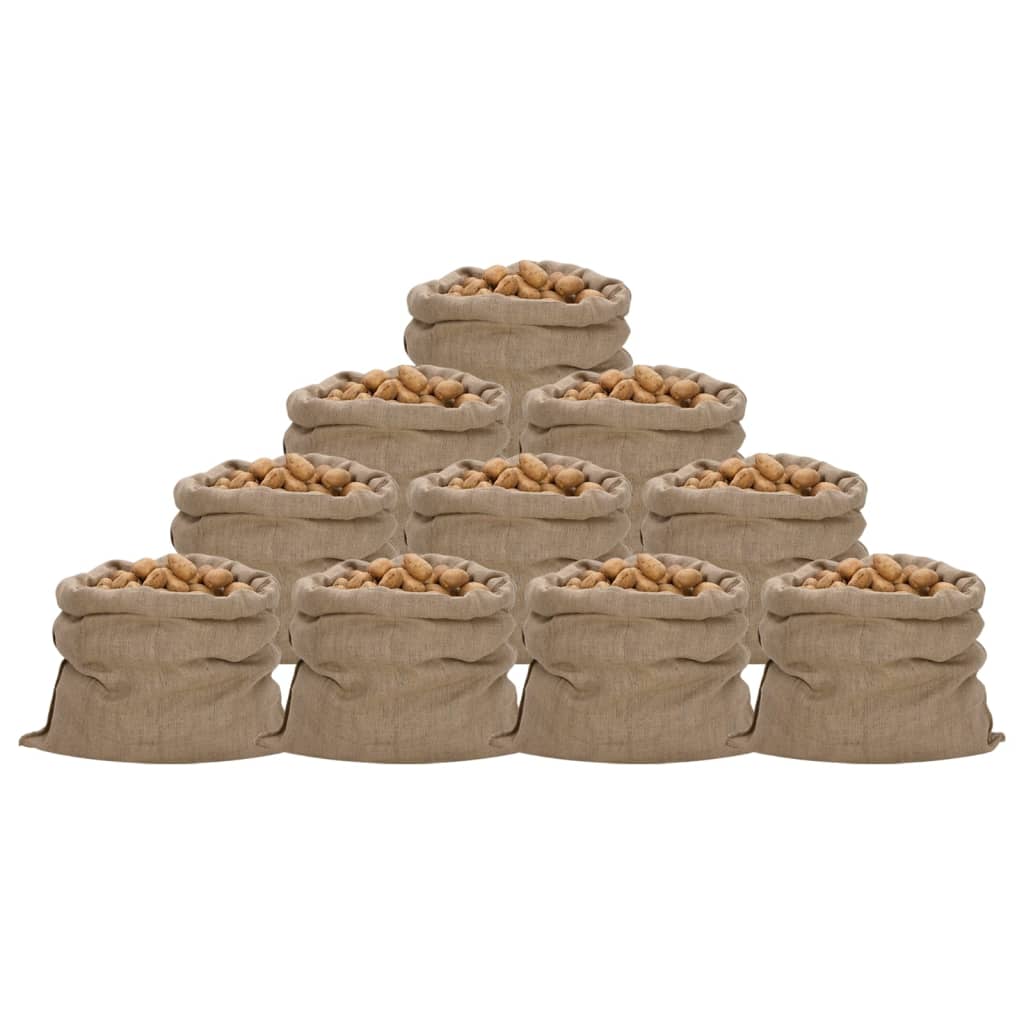 Sacs En Jute 5 Pcs 100 % Jute 340 G/M²