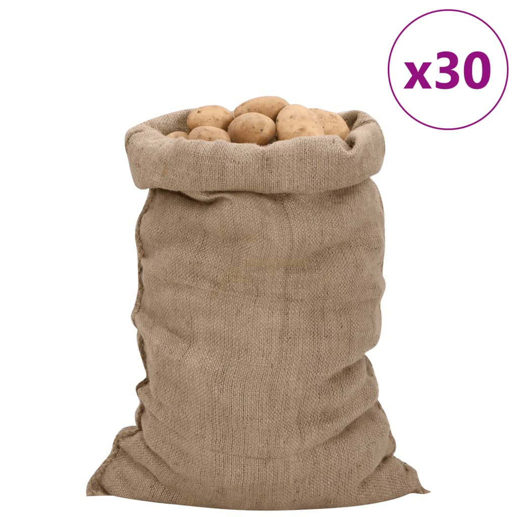 Sacs En Jute 5 Pcs 100 % Jute 340 G/M²
