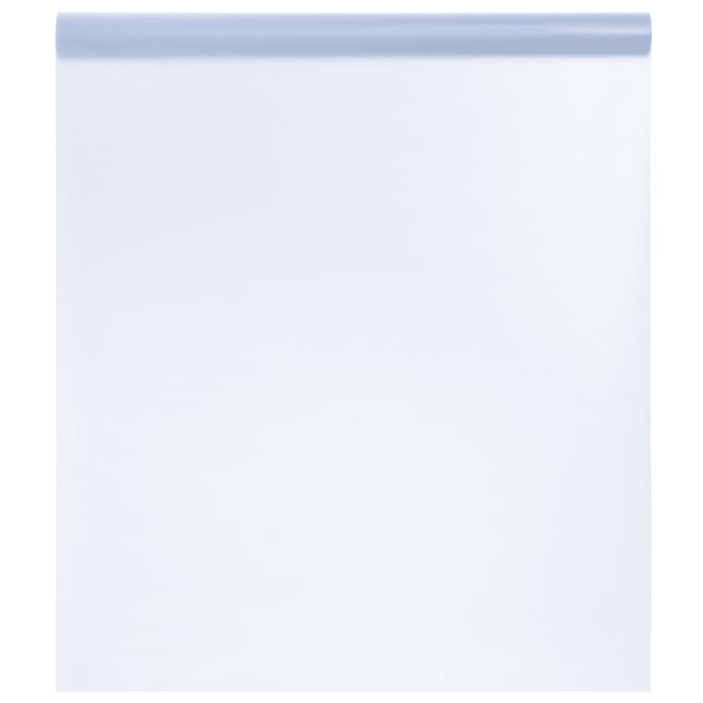 Film De Fenêtre Statique Dépoli Gris 60X2000 Cm Pvc Gris Givré