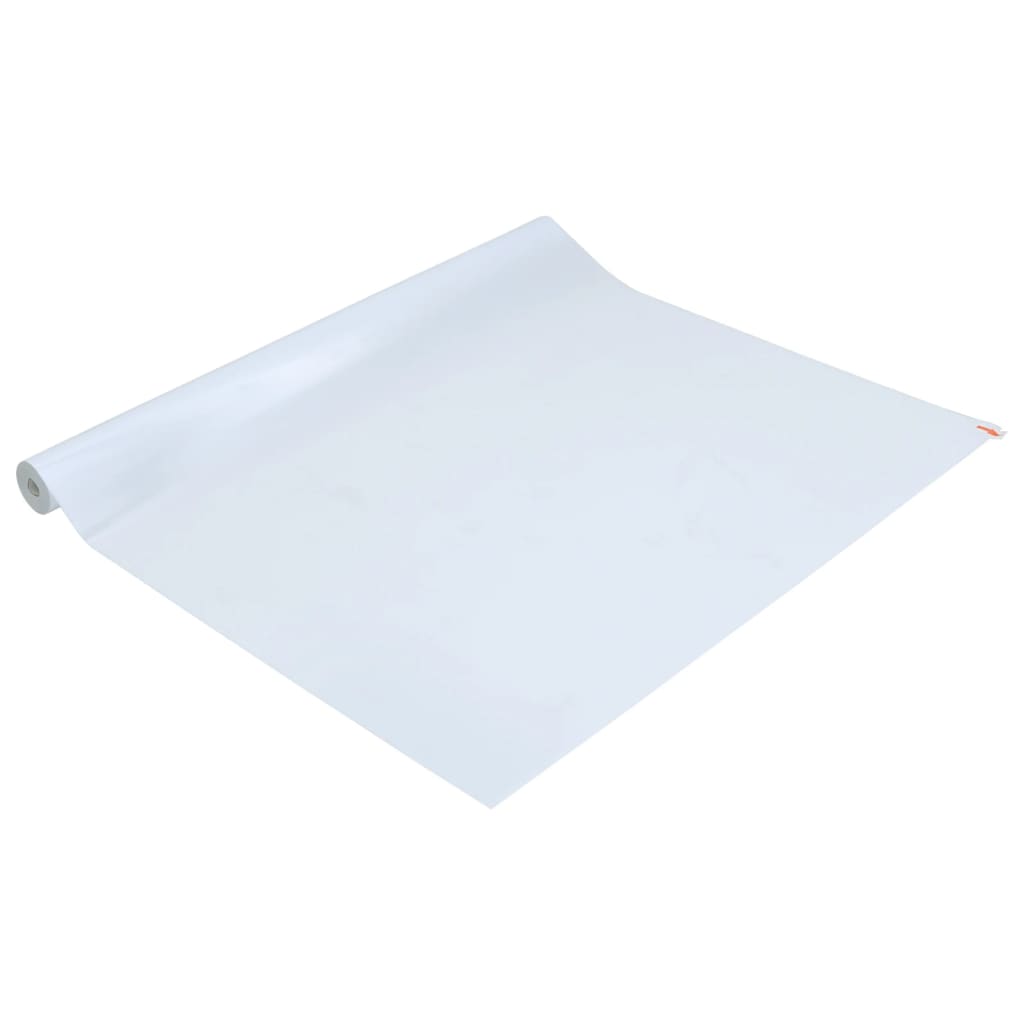 Film De Fenêtre Statique Dépoli Blanc 60X500 Cm Pvc Blanc Givré