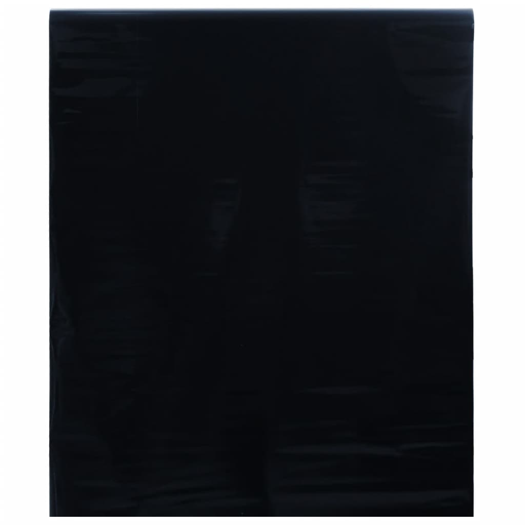 Films Pour Fenêtre 3 Pcs Statique Dépoli Noir Pvc