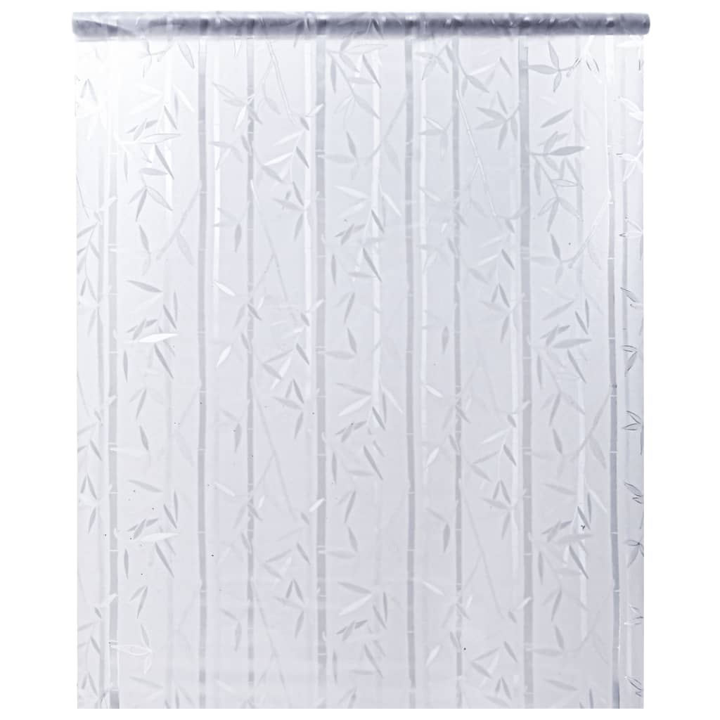 Film Pour Fenêtre Dépoli Motif De Bambou 90X500 Cm Pvc Bambou Givré