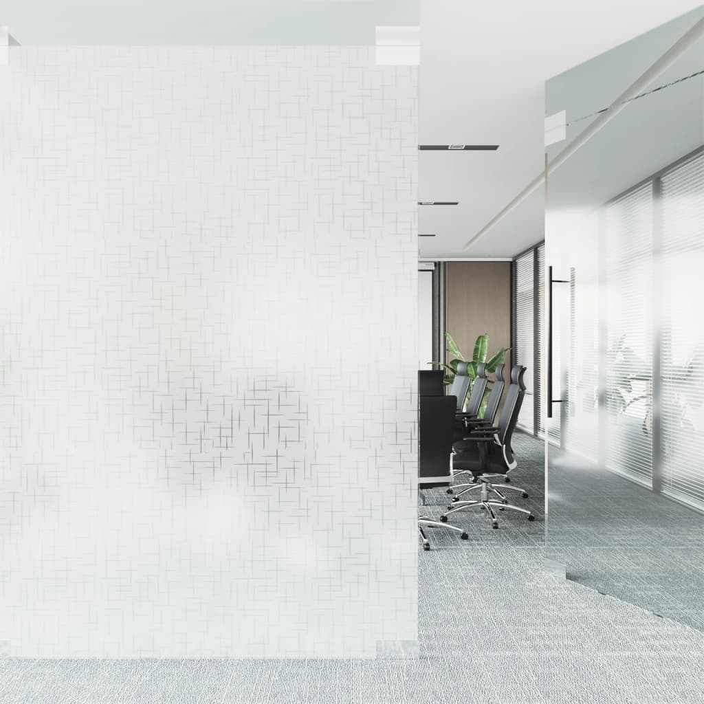 Film Pour Fenêtre Dépoli Motif D'étoiles 60X500 Cm Pvc Étoile Givrée
