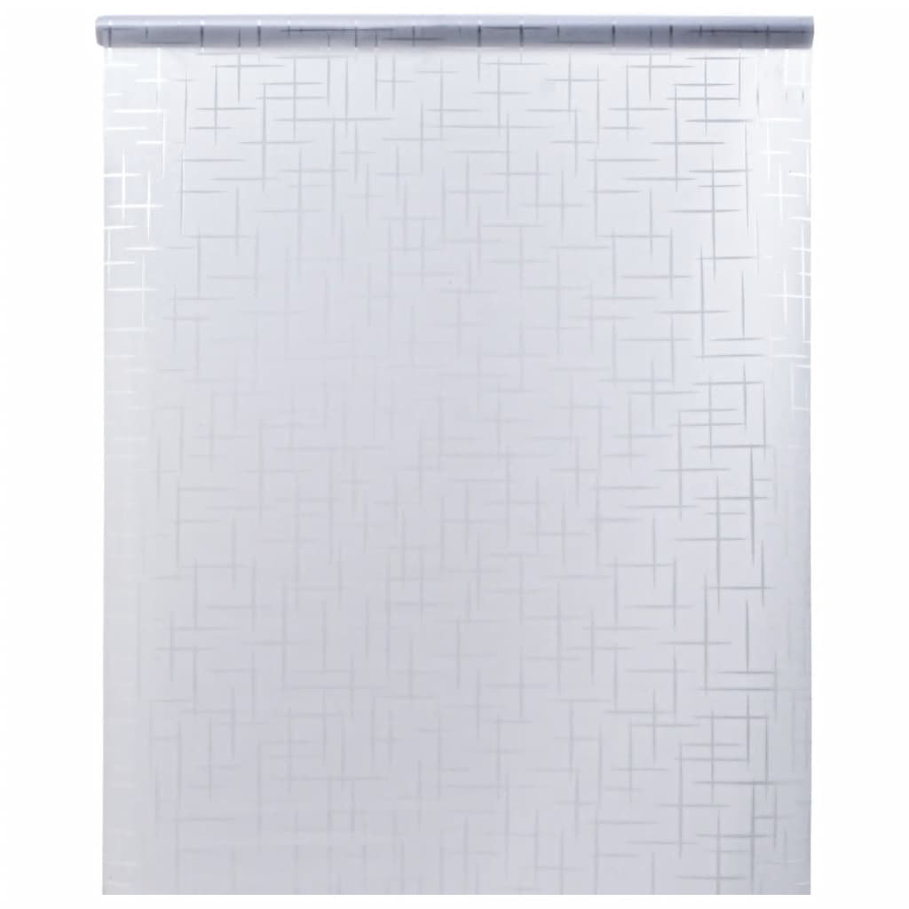 Film Pour Fenêtre Dépoli Motif D'étoiles 90X500 Cm Pvc Étoile Givrée