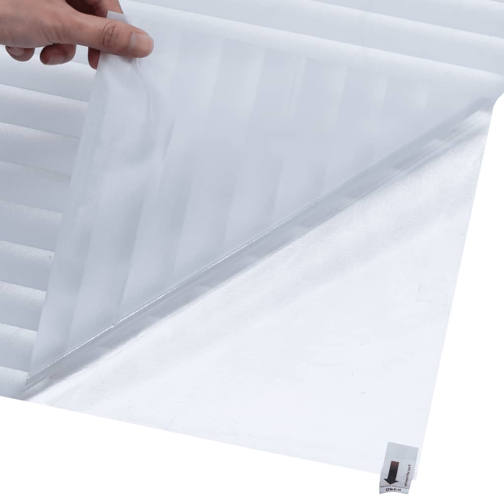 Film Pour Fenêtre Dépoli Motif À Rayures 90X500 Cm Pvc Rayures Dépolies