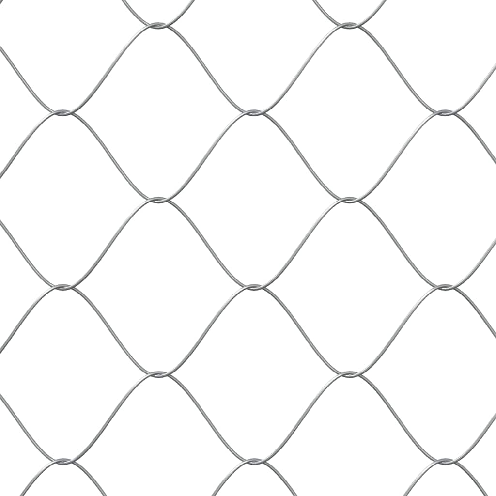 Cage Pour Chien Avec Toit Et Porte Gris Acier Galvanisé