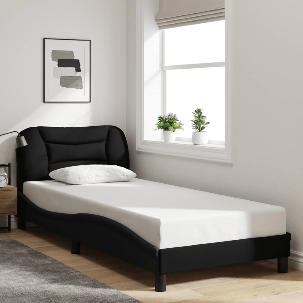 Cadre De Lit Sans Matelas Hvar Tissu