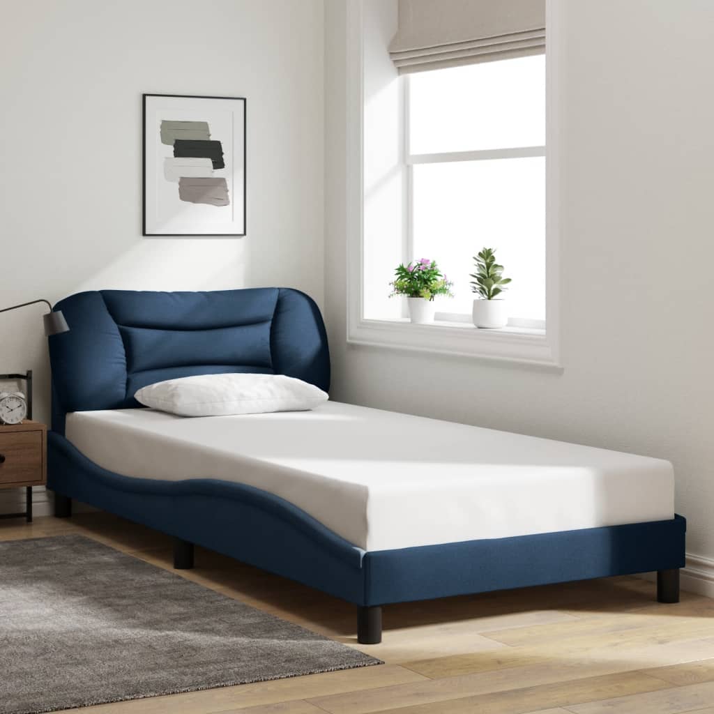 Cadre De Lit Sans Matelas Hvar Tissu