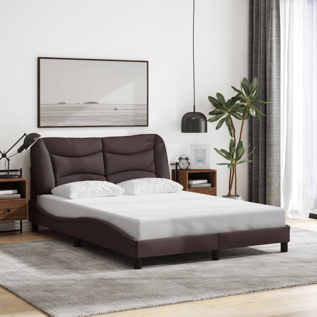 Cadre De Lit Sans Matelas Hvar Tissu