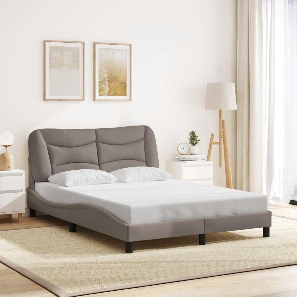 Cadre De Lit Sans Matelas Hvar Tissu