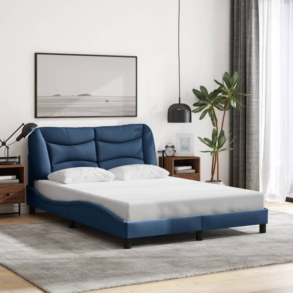 Cadre De Lit Sans Matelas Hvar Tissu