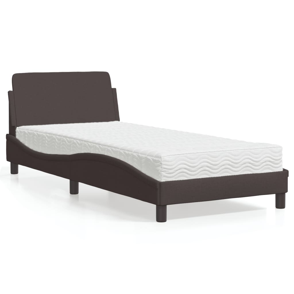 Lit Avec Matelas Dover Tissu