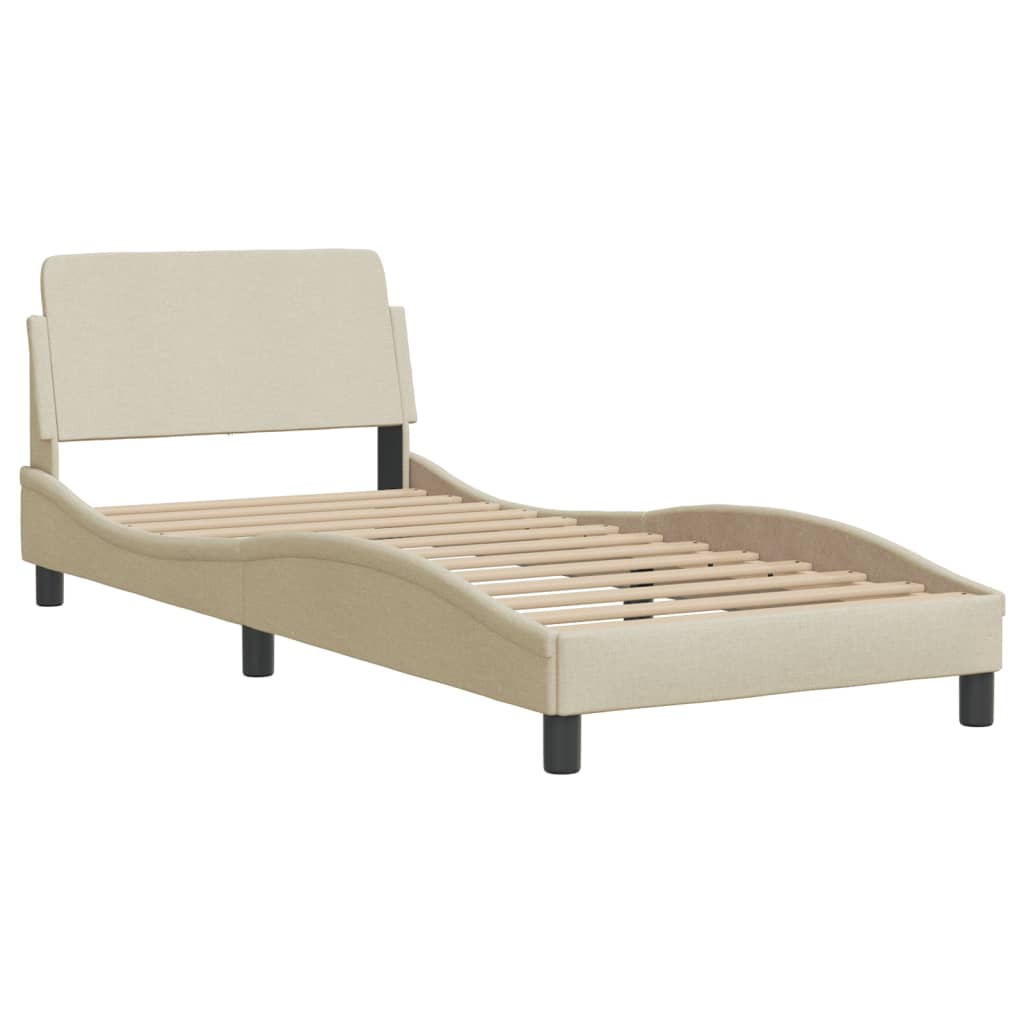 Lit Avec Matelas Dover Tissu