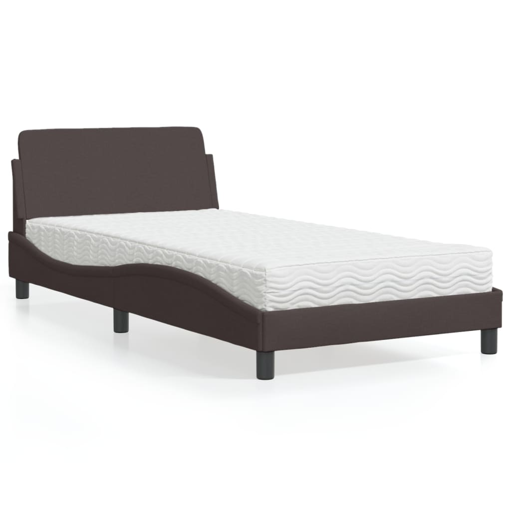 Lit Avec Matelas Dover Tissu