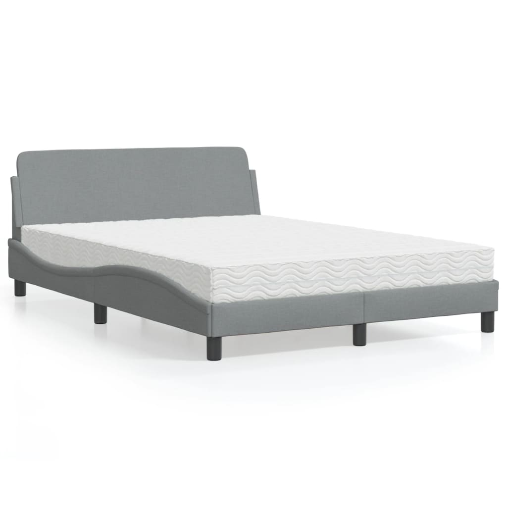 Lit Avec Matelas Dover Tissu