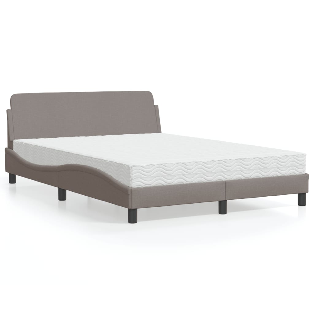 Lit Avec Matelas Dover Tissu