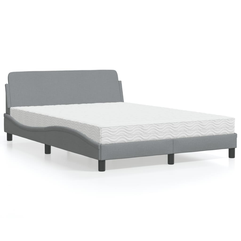 Lit Avec Matelas Dover Tissu