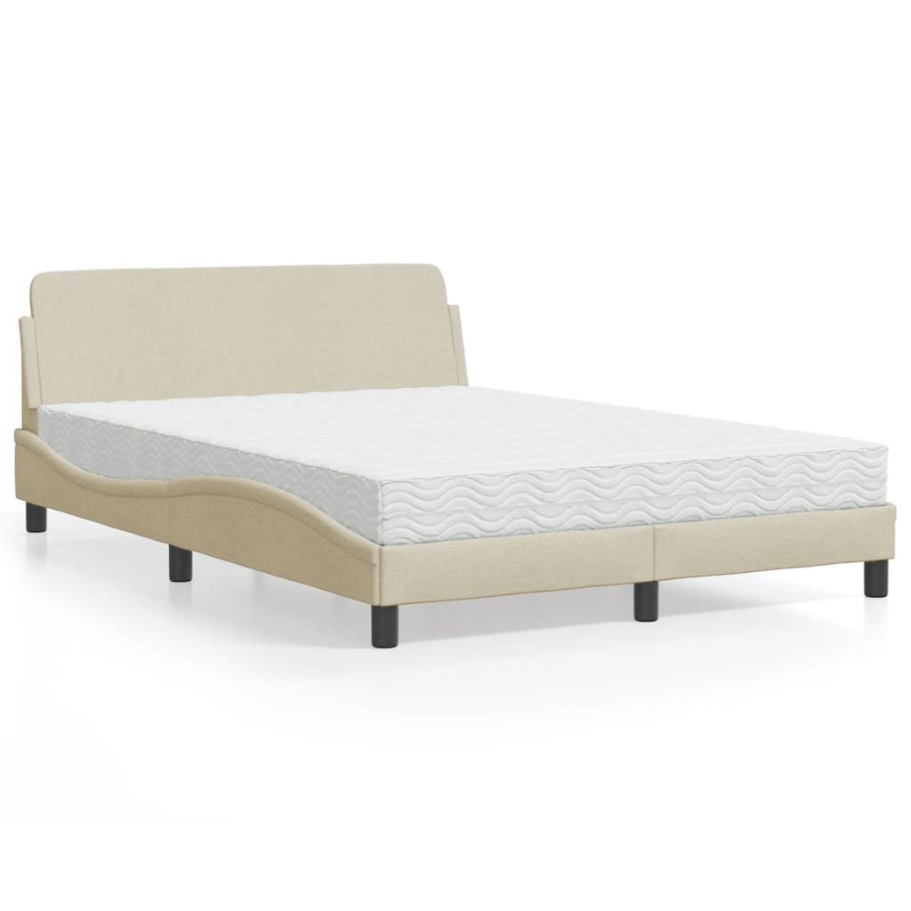 Lit Avec Matelas Dover Tissu