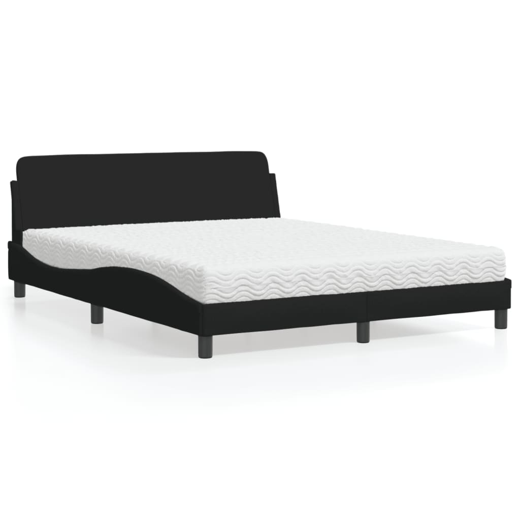 Lit Avec Matelas Dover Tissu