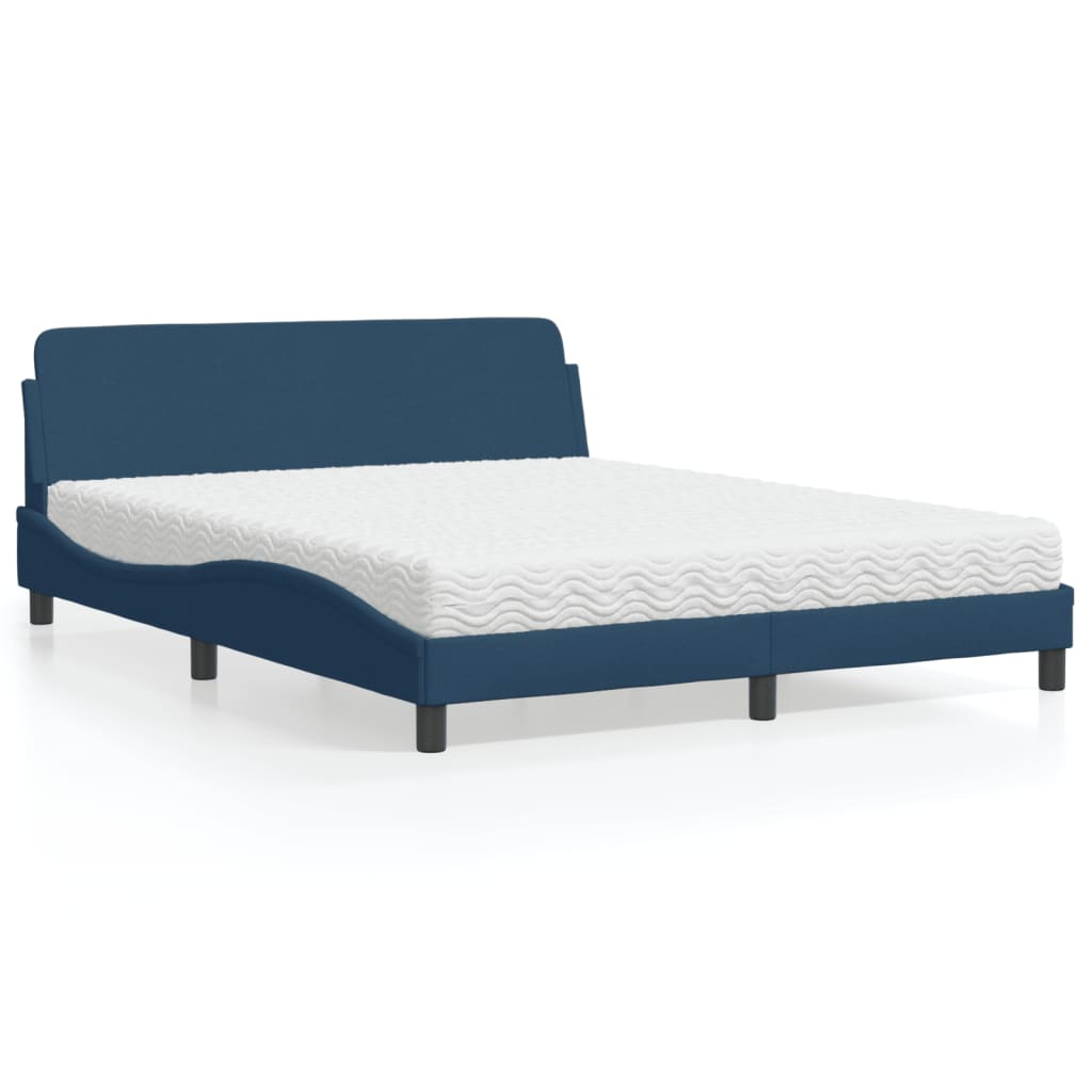 Lit Avec Matelas Dover Tissu