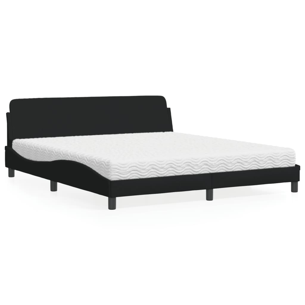 Lit Avec Matelas Dover Tissu