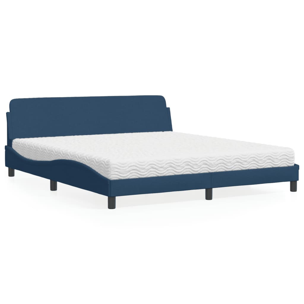 Lit Avec Matelas Dover Tissu