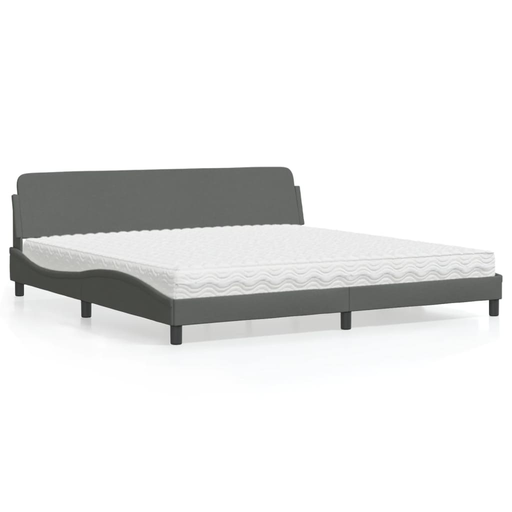 Lit Avec Matelas Dover Tissu