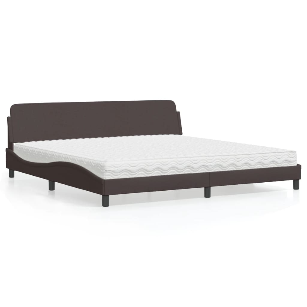 Lit Avec Matelas Dover Tissu
