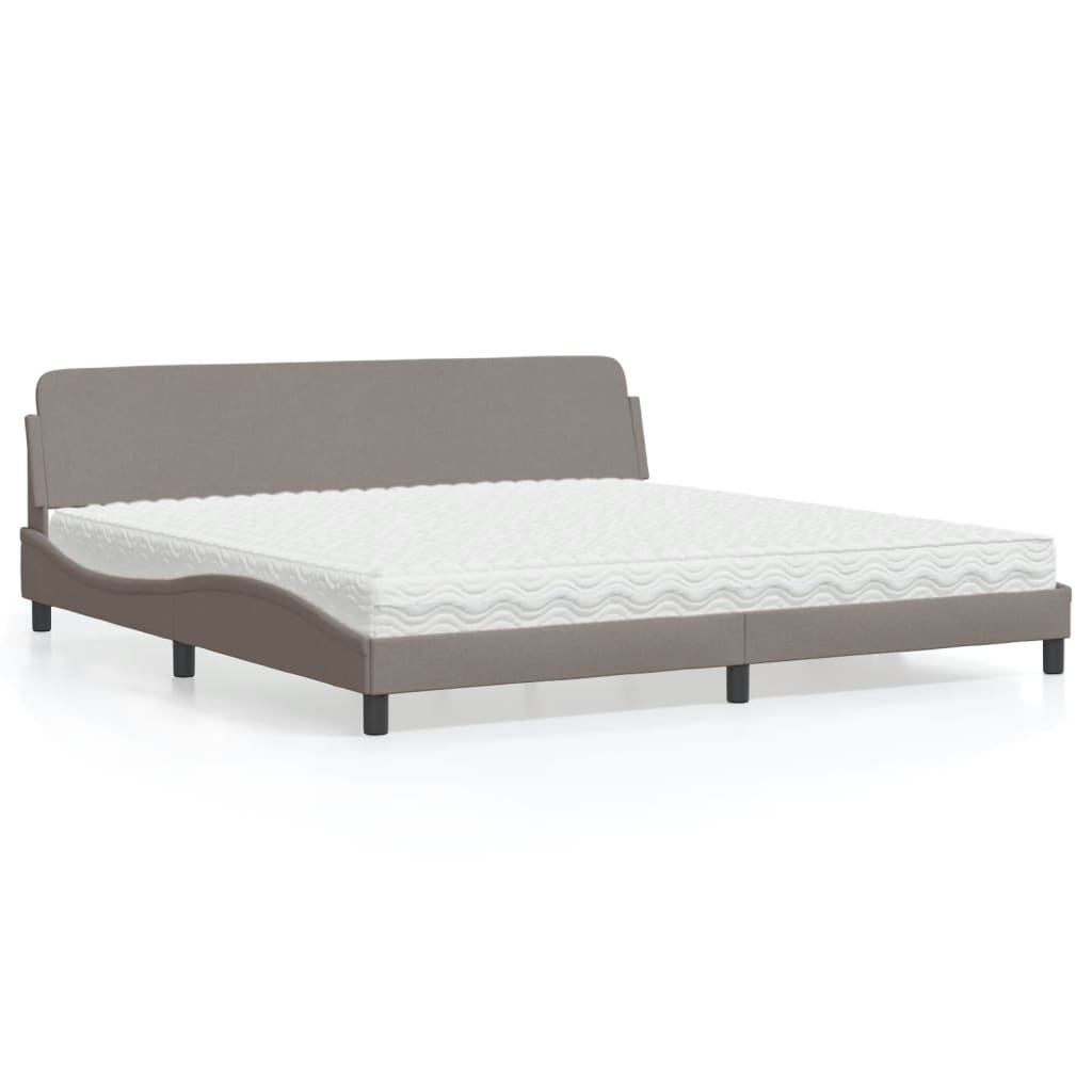 Lit Avec Matelas Dover Tissu