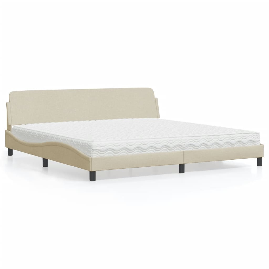Lit Avec Matelas Dover Tissu