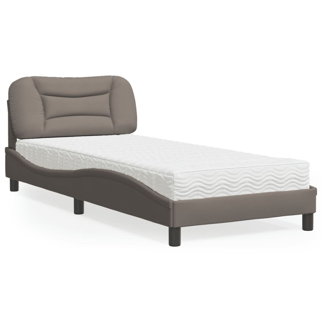 Lit Avec Matelas Hvar Tissu