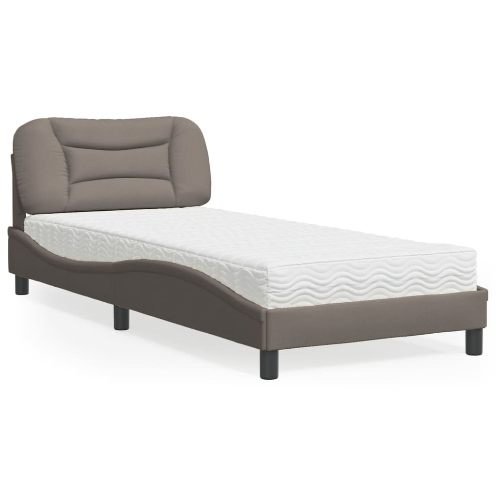 Lit Avec Matelas Hvar Tissu
