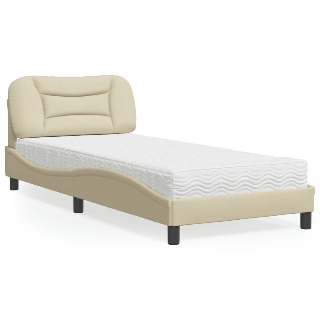 Lit Avec Matelas Hvar Tissu