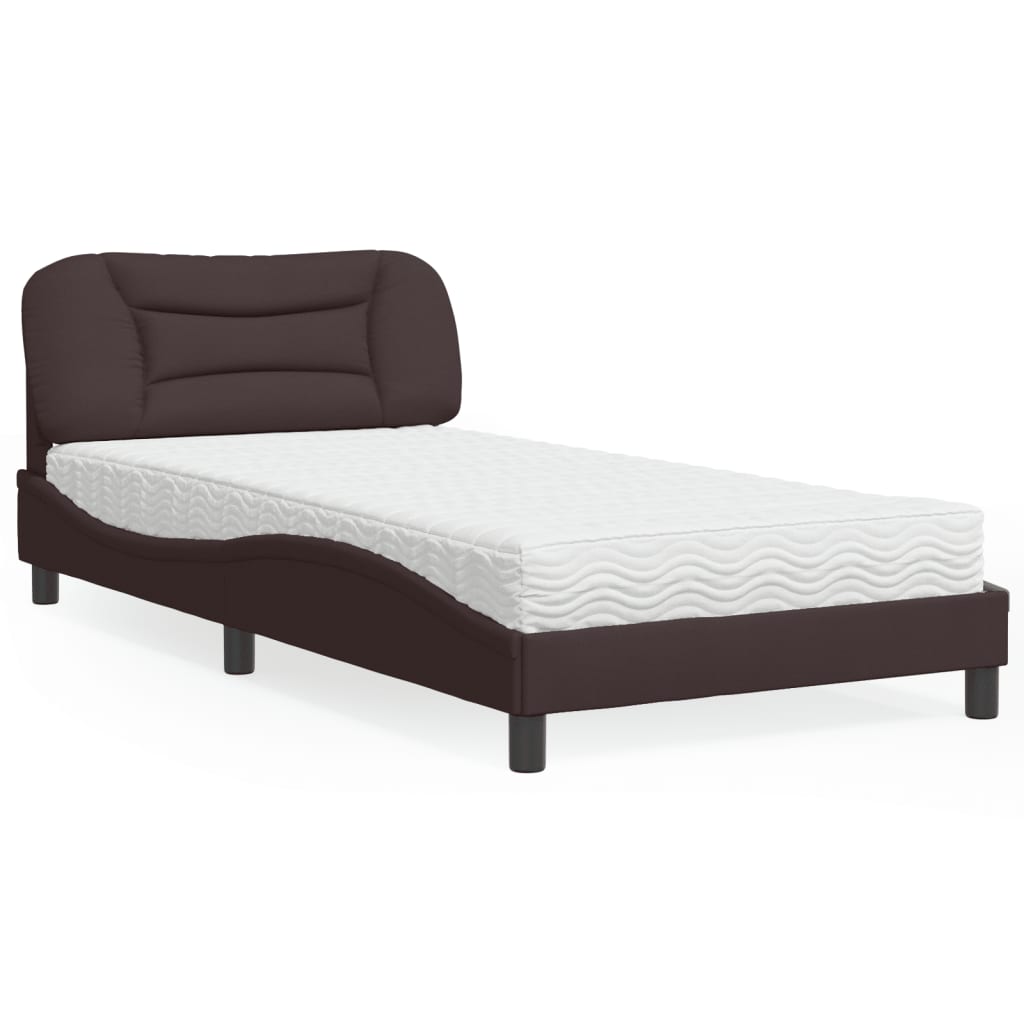 Lit Avec Matelas Hvar Tissu