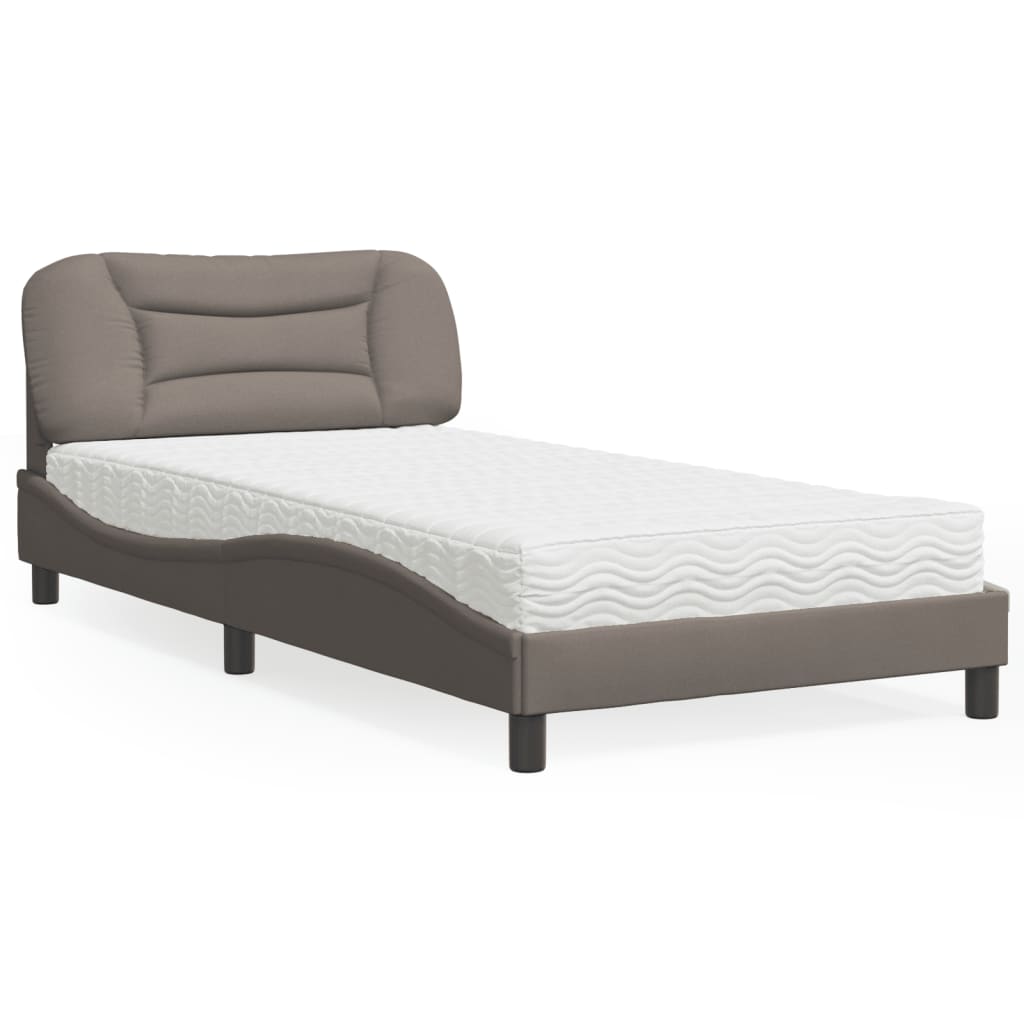Lit Avec Matelas Hvar Tissu
