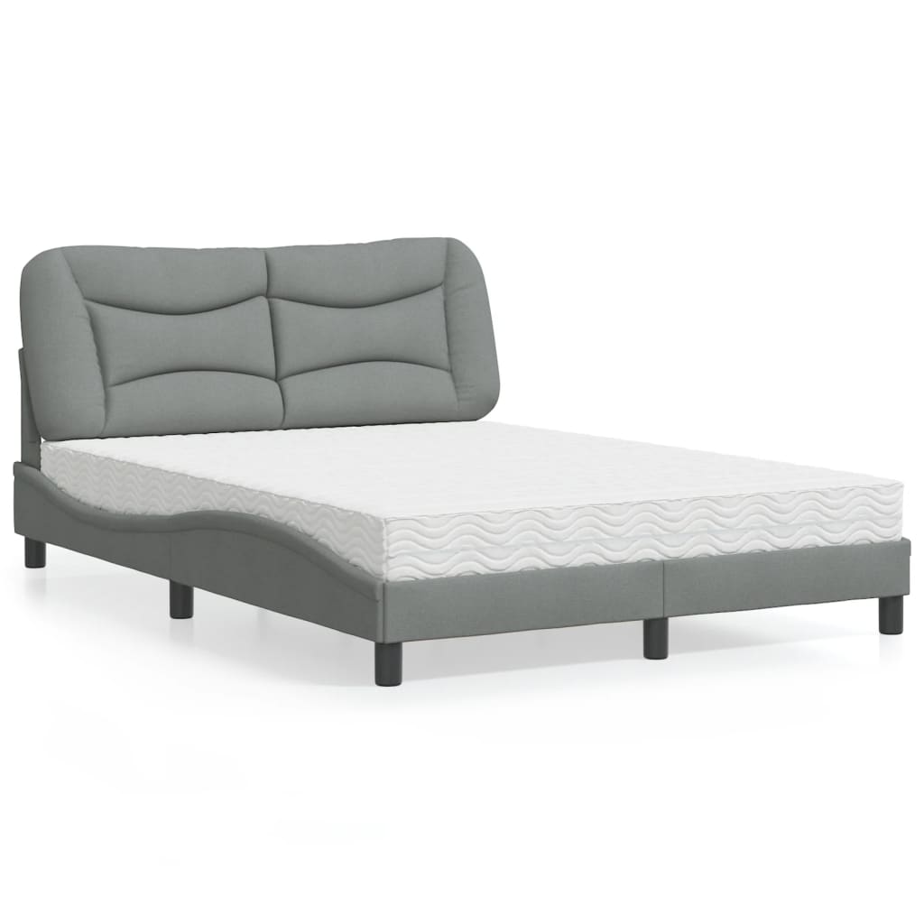 Lit Avec Matelas Hvar Tissu