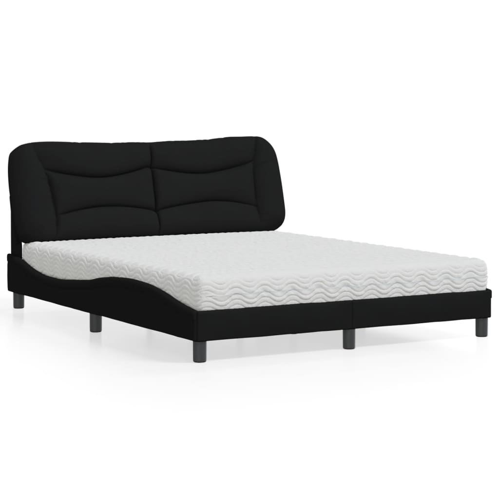 Lit Avec Matelas Hvar Tissu