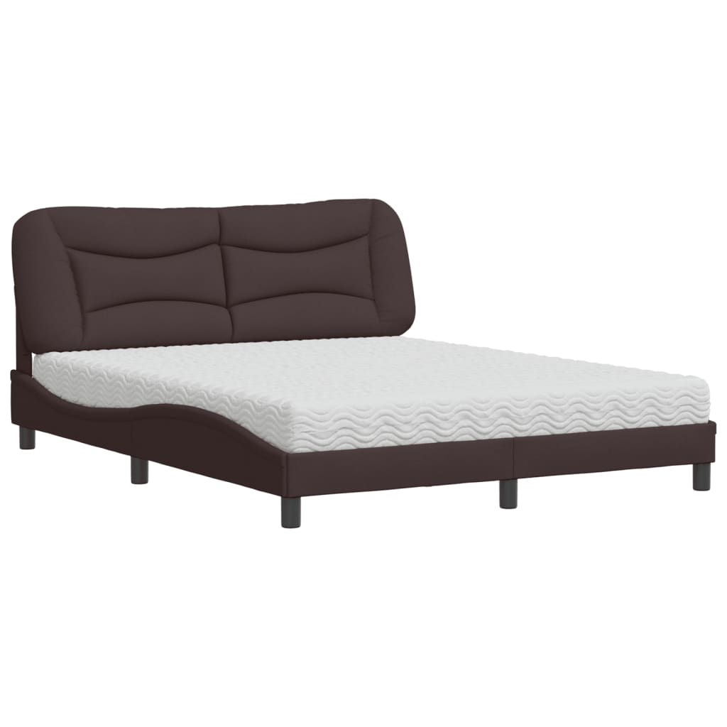 Lit Avec Matelas Hvar Tissu